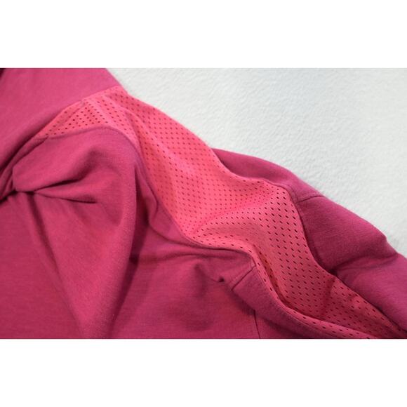 Under Armour Loose Turtleneck Sweater Sweatshirt Performance Dark Pink Womens XL - Picture 10 of 12